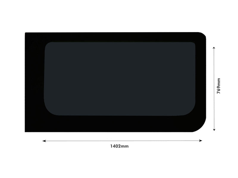 Mercedes Sprinter (2006-) Driver Side Fixed Window Privacy Camper Glass