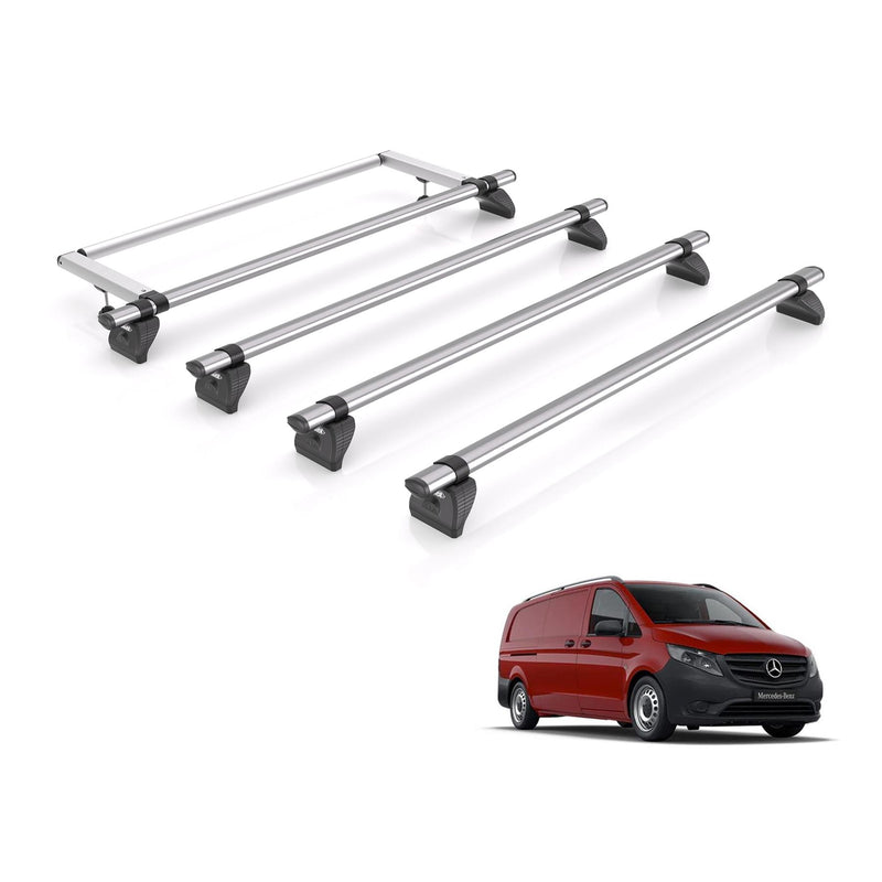 Rhino Kammbar Fleet 4 Bar And Rear Roller Bundle For Mercedes Vito (2015+) Compact/Long
