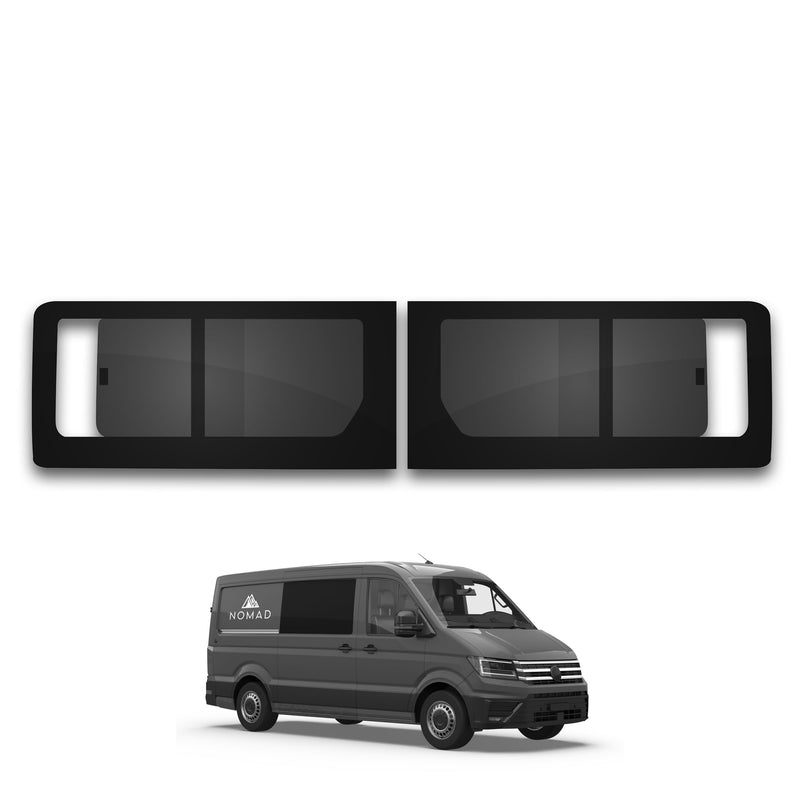 VW Crafter (2017-) Driver and Passenger Side Opening Window Privacy Camper Glass