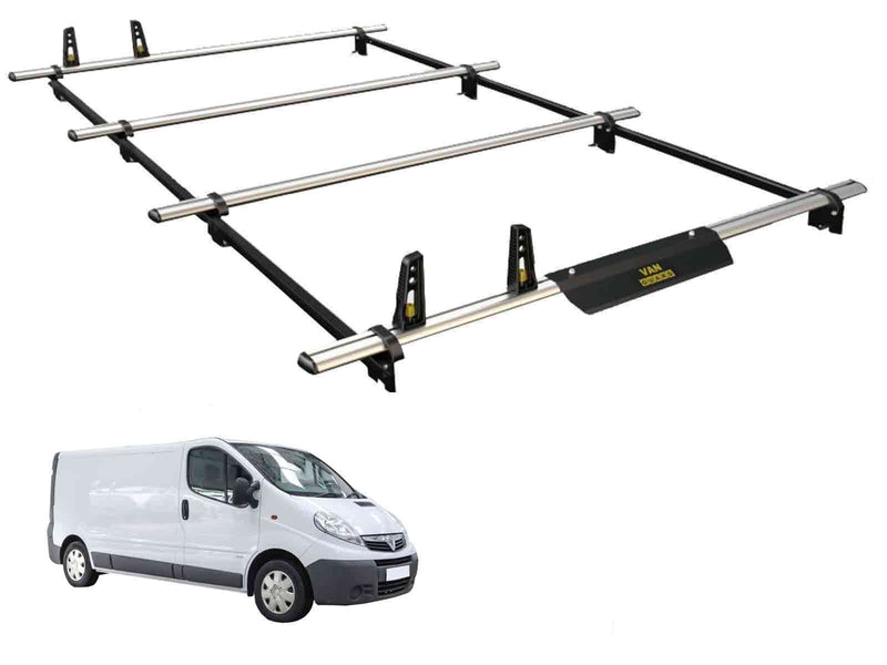 Vauxhall Vivaro (2001-2014) 4 Van Guard Ultibar Plus Roof Bars