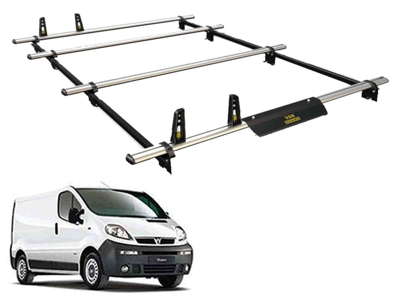 Vauxhall Vivaro (2001-2014) 4 Van Guard Ultibar Plus Roof Bars