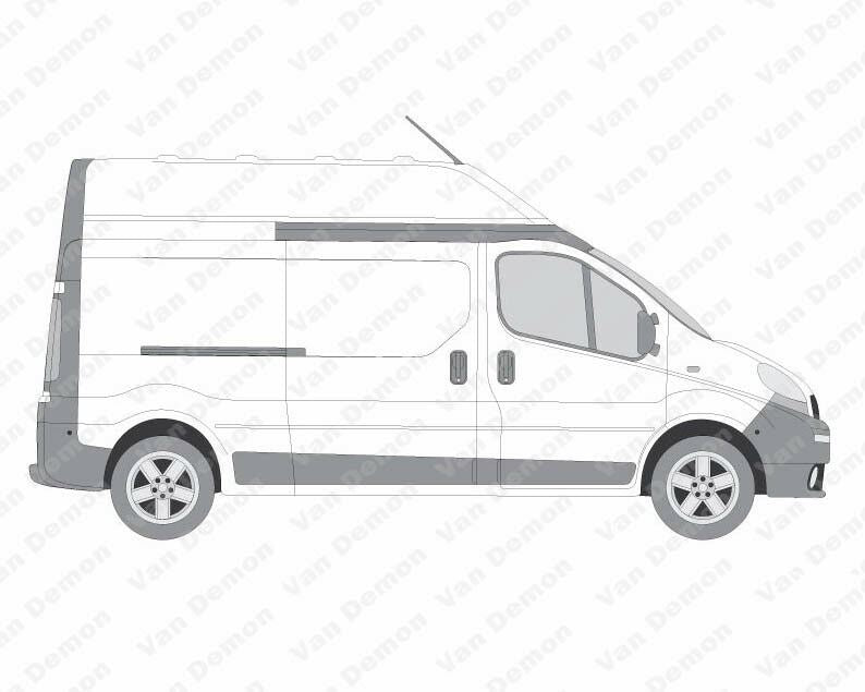 Nissan Primastar (2001-2014) - Rhino Aluminium Roof Rack