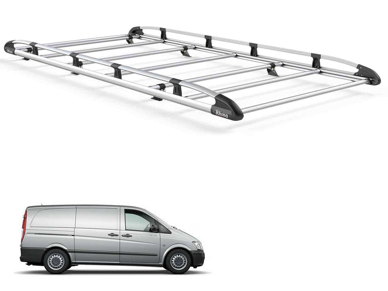 Mercedes Vito (2003-2014) - Rhino Aluminium Roof Rack