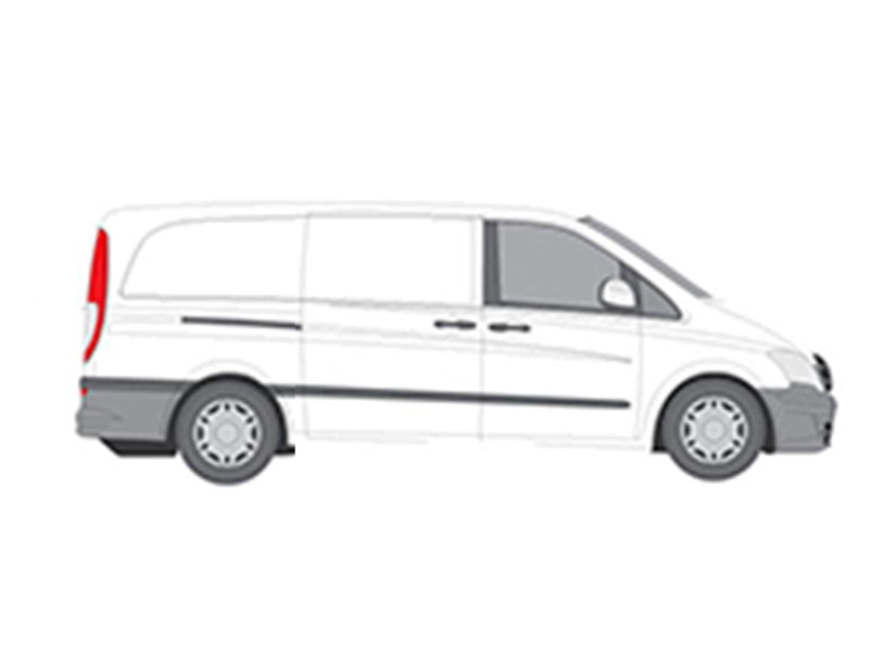 Mercedes Vito (2003-2014) - Rhino Aluminium Roof Rack