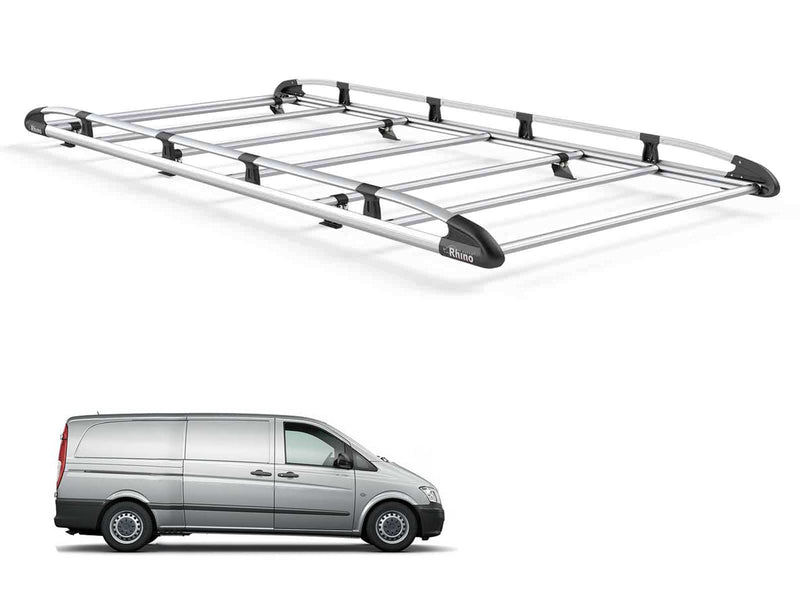 Mercedes Vito (2003-2014) - Rhino Aluminium Roof Rack