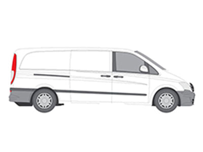 Mercedes Vito (2003-2014) - Rhino Aluminium Roof Rack
