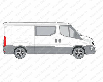 Iveco Daily (2014-) - Rhino KammRack Black Roof Rack