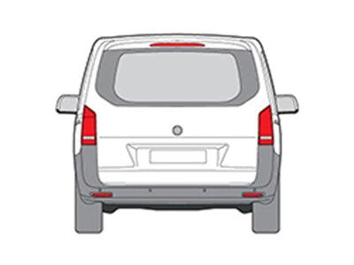 Mercedes Vito (2014-) - Rhino Aluminium Roof Rack